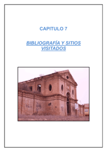 CAPITULO 7 BIBLIOGRAFÍA Y SITIOS VISITADOS