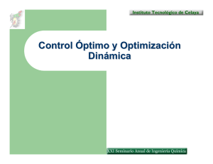 Control Óptimo y Optimización Dinámica