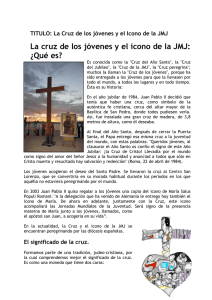 La cruz de los jóvenes y el icono de la JMJ: ¿Qué es?