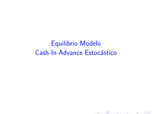 Equilibrio Modelo Cash-In