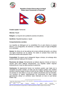 República Federal Democrática de Nepal Notas sobre