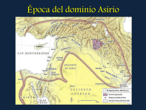 Época del dominio Asirio
