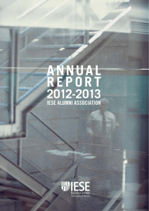 ANNUAL REPORT - IESE Business School