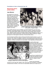 Mercenarios ante la prensa cubana Juan Marrero