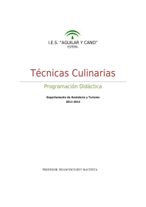 Técnicas Culinarias - Junta de Andalucía