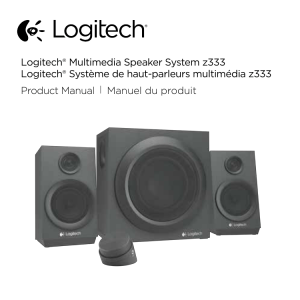 Logitech® Multimedia Speaker System z333 Logitech® Système de