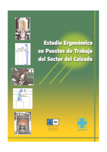 estudio ergonómico en el sector del calzado