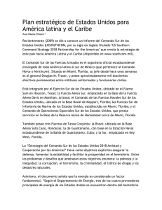 Plan estratégico de Estados Unidos para América latina y el Caribe