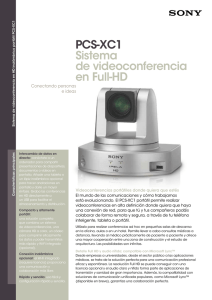 PCS-XC1 Sistema de videoconferencia en Full-HD