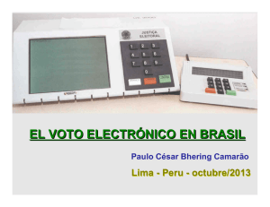 EL VOTO ELECTRÓNICO EN BRASIL