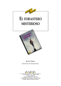 EL FORASTERO MISTERIOSO - Anaya Infantil y Juvenil