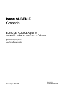 Isaac ALBENIZ Granada