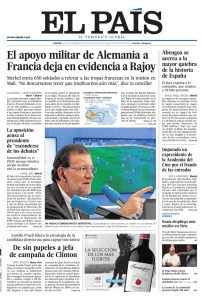 El apoyo militar de Alemania a Francia deja en evidencia a Rajoy