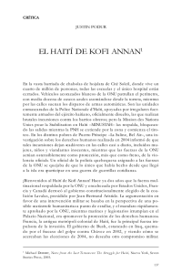 El Haití de Kofi Annan