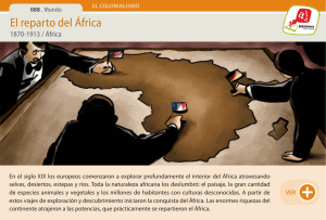 El reparto del África