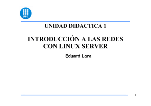 introducción a las redes con linux server