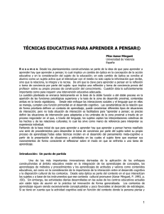 Tecnicas educativas - Facultad de Estudios Generales