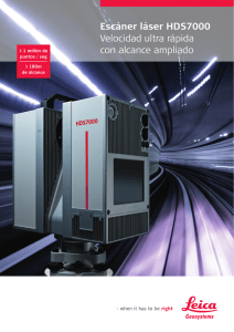 Escáner láser HDS7000 Velocidad ultra rápida con alcance ampliado