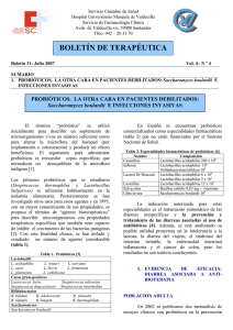 Boletín de Terapéutica. Julio 2007 - Hospital Universitario Marqués