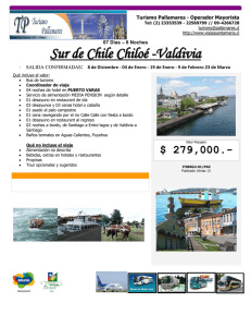 Sur de Chile Chiloé -Valdivia