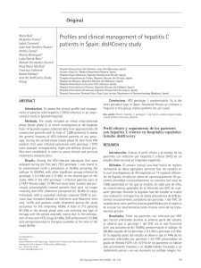 Profiles and clinical management of hepatitis C patients in
