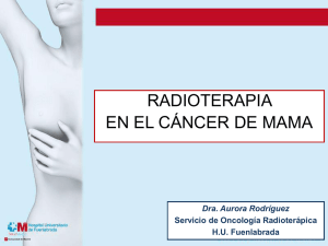 radioterapia en el cáncer de mama