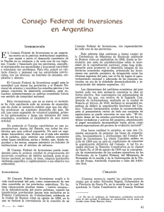 consejo federal de inversiones en argentina