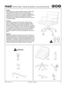 mad office chair ML Assembly Instructions from cb2