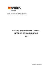Guía de interpretación del informe de Diagnóstico 2011