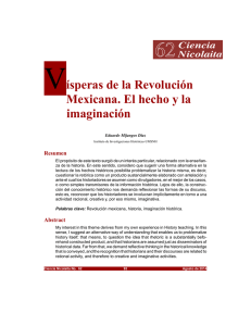 Vísperas de la Revolución Mexicana. El hecho y la imaginación