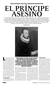 Carlo Gesualdo el principe asesino, The Clinic.