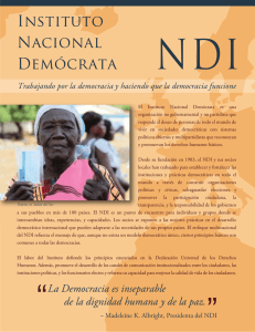 Instituto Nacional Demócrata - National Democratic Institute