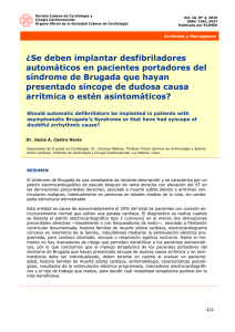 ¿Se deben implantar desfibriladores automáticos en pacientes