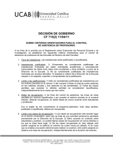 8.12 Decisión de Gobierno - Universidad Católica Andrés Bello