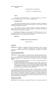 resolucion nº - DGR San Juan