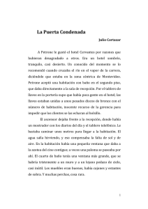 Julio Cortazar La Puerta Condenada