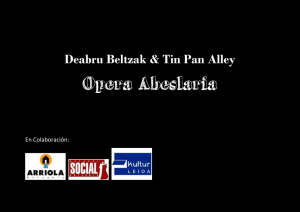 Opera Abeslaria - Donostia Kultura