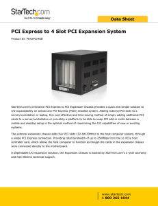 PCI Express to 4 Slot PCI Expansion System