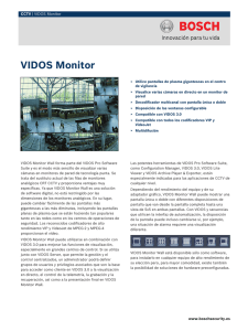 VIDOS Monitor - Bosch Security Systems