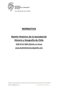 NORMATIVA - Boletín Histórico de la Sociedad de Historia y