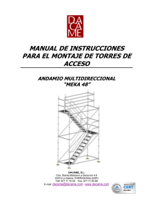 manual de instrucciones para el montaje de torres de