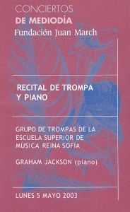RECITAL DE TROMPA Y PIANO
