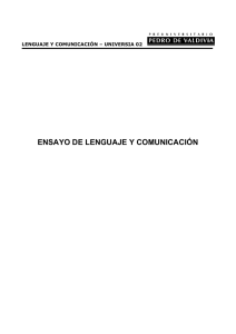 ensayo de lenguaje y comunicación - ensayos psu