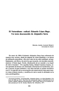 El Naturalismo radical: Eduardo López Bago. Un texto
