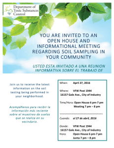 YOU ARE INVITED TO AN OPEN HOUSE AND INFORMATIONAL