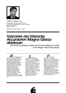 Vascones eta Vasconia Accursioren Magna Glossa delakoan