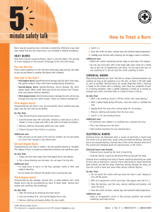 How to Treat a Burn - National Safety Council