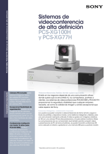 Sistemas de videoconferencia de alta definición PCS