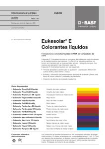 Eukesolar® E Colorantes líquidos