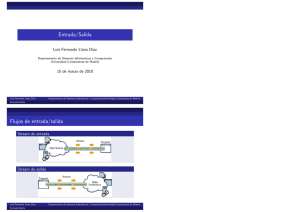 Entrada/Salida Flujos de entrada/salida